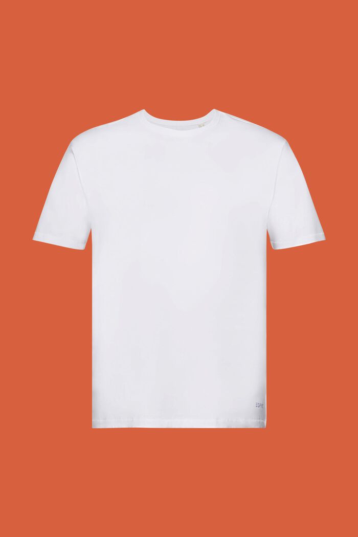 Dżersejowy T-shirt z nadrukiem, 100% bawełny, WHITE, detail image number 7