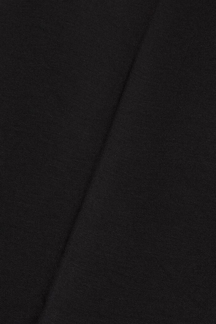 Spodnie SOFT PUNTO Mix + Match, BLACK, detail image number 4