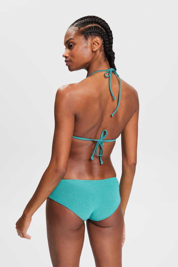 Figi bikini w dwóch odcieniach, AQUA GREEN, detail image number 2
