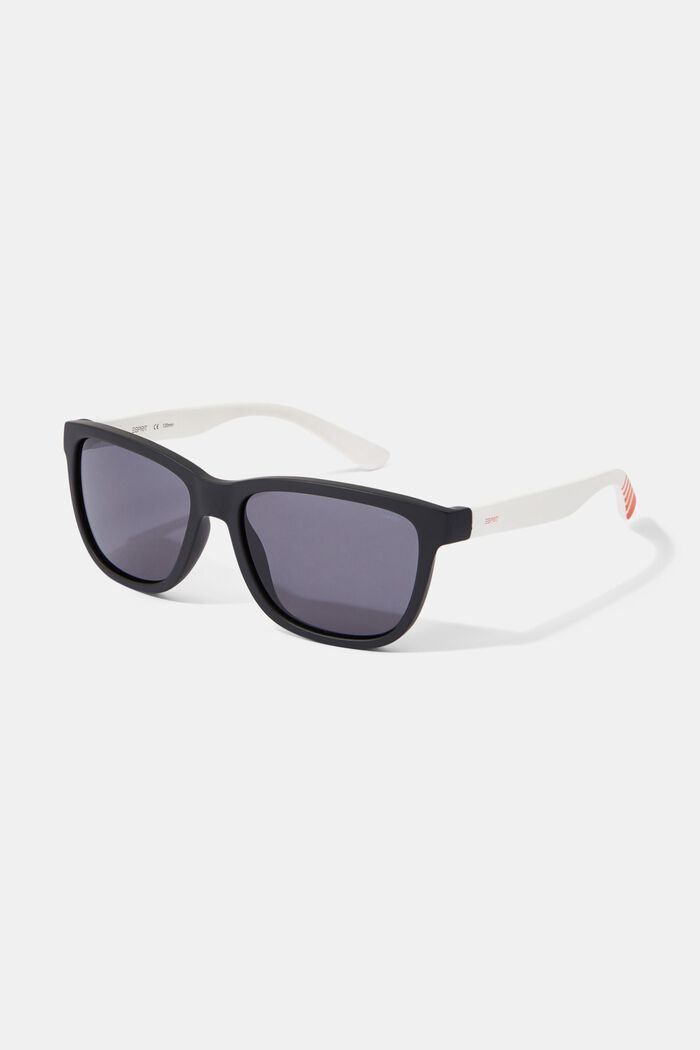 Prostokątne okulary przeciwsłoneczne, BLACK, overview