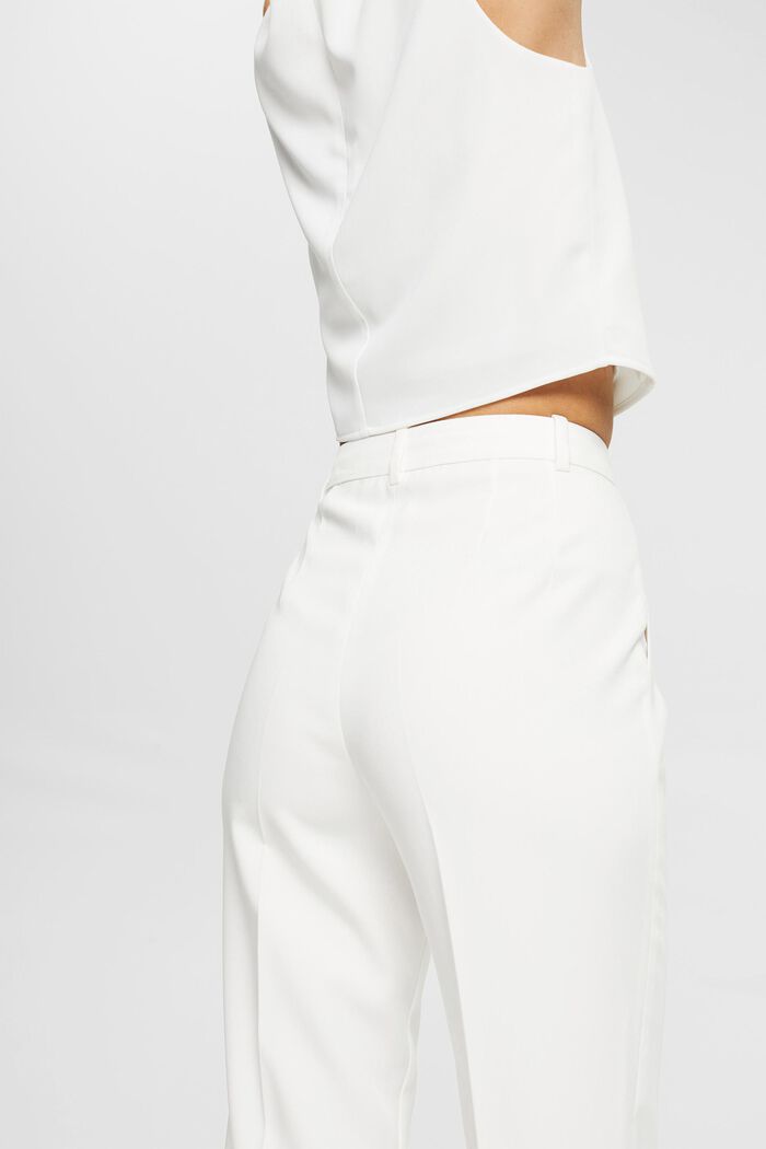 Spodnie z kantem, OFF WHITE, detail image number 5