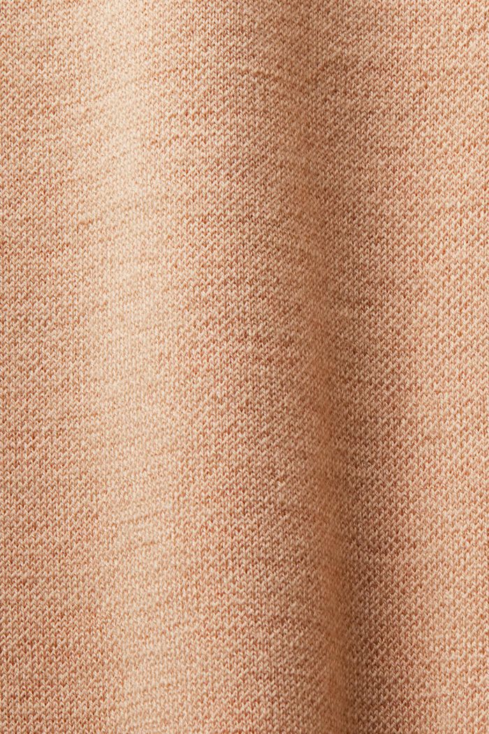 Sukienka mini bez rękawów z mieszanki wełnianej, BEIGE, detail image number 6