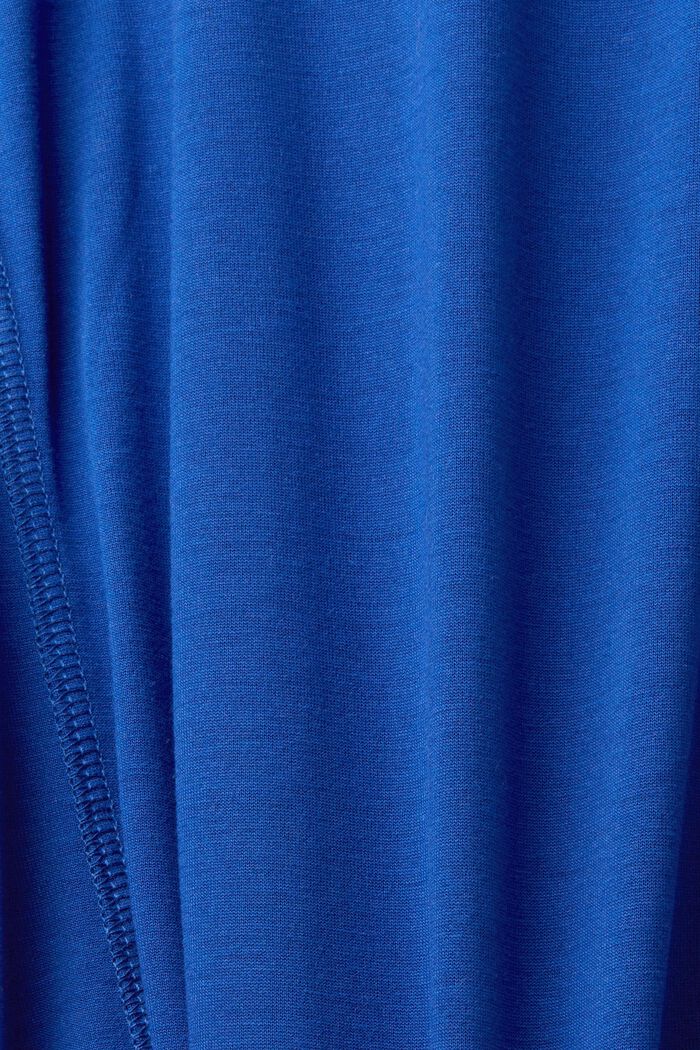 Koszulka z długim rękawem oraz kapturem, LENZING™ ECOVERO™, BRIGHT BLUE, detail image number 7