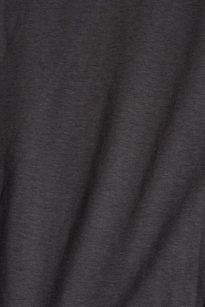 Koszulka Active z mieszanki z bawełną ekologiczną, DARK GREY, detail image number 4