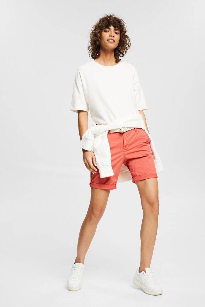 Woven Shorts, CORAL, detail image number 1