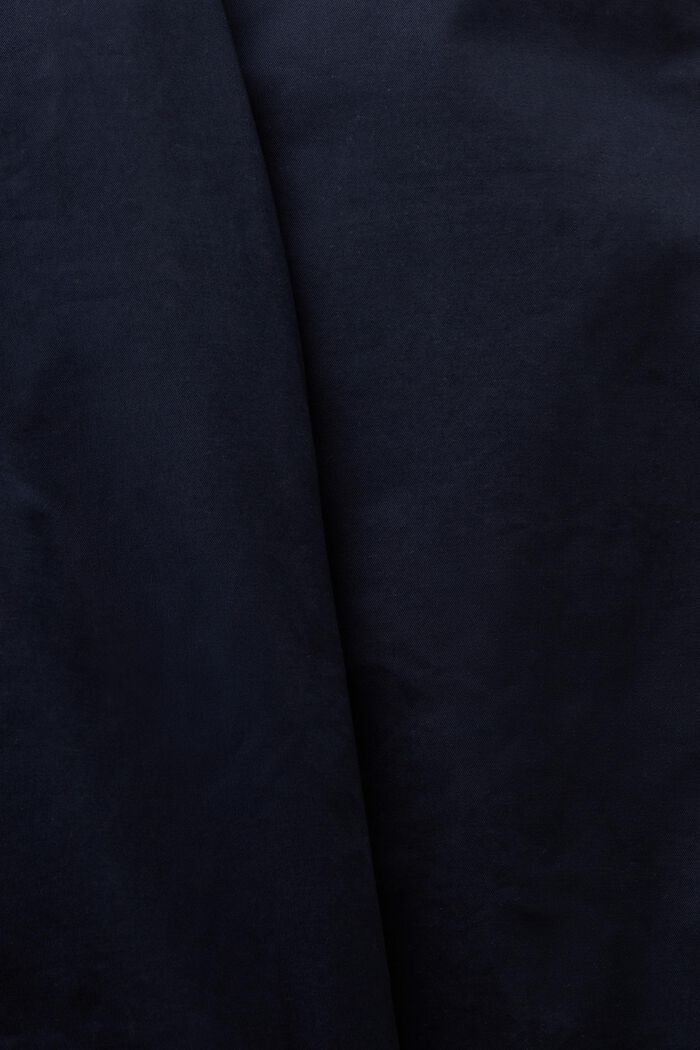 Proste spodnie chino z bawełny organicznej, NAVY, detail image number 5