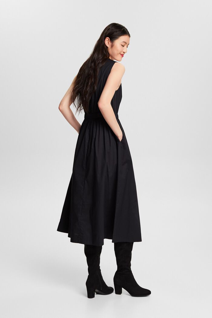 Sukienka midi bez rękawów, BLACK, detail image number 2