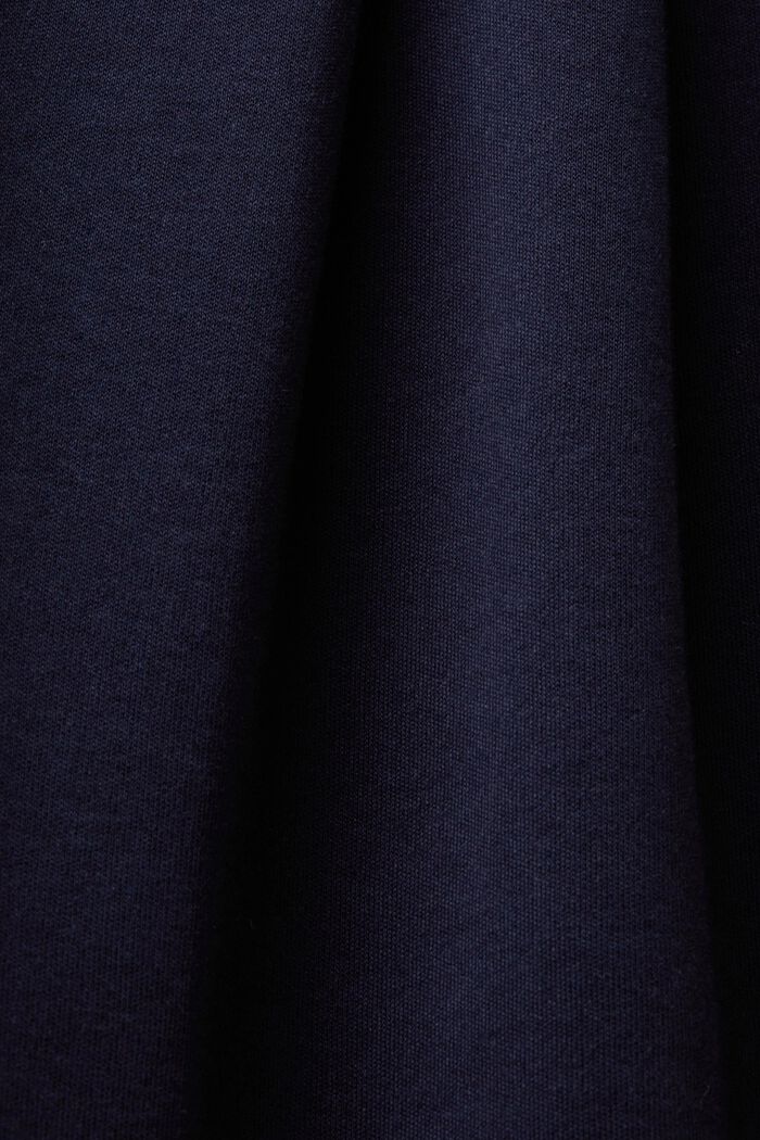 Skrócone spodnie z dżerseju, 100% bawełna, NAVY, detail image number 5