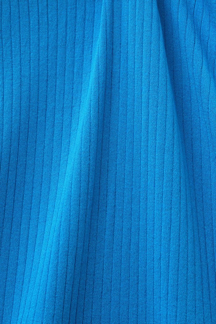 Dzianinowa sukienka mini, BLUE, detail image number 5