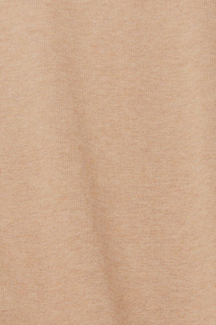 Sweter z dzianiny, BEIGE, detail image number 4