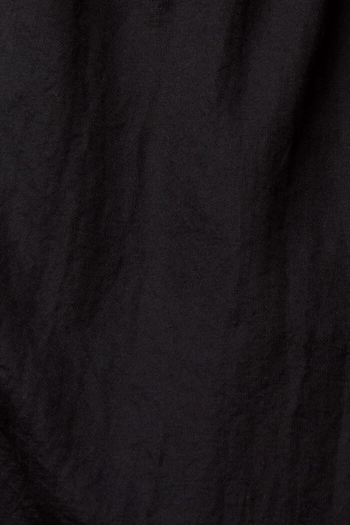 Szorty bermudy z cienkiej dzianiny, BLACK, detail image number 6