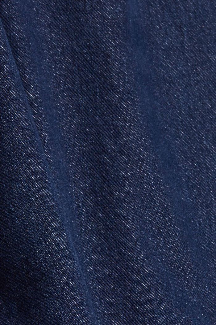 Dżinsy typu bootcut z naszytymi kieszeniami, BLUE DARK WASHED, detail image number 4