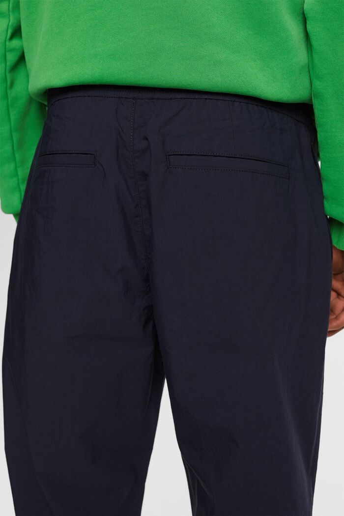 Spodnie bez zapięcia, mieszanka bawełniana, NAVY, detail image number 4