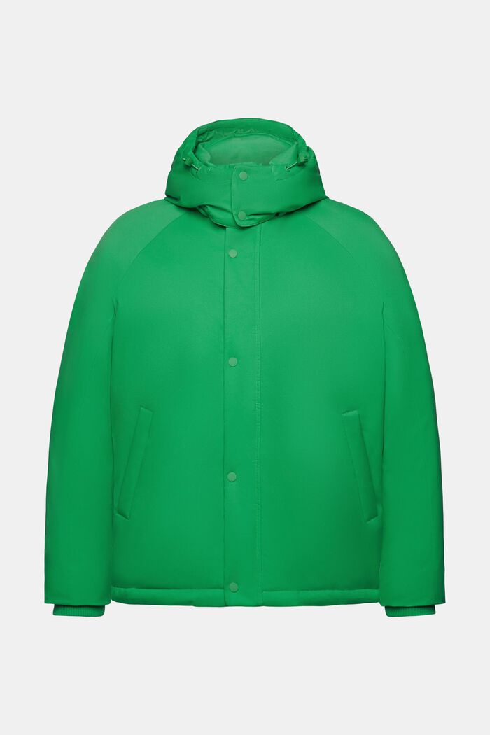 Puchowy płaszcz z kapturem, GREEN, detail image number 5