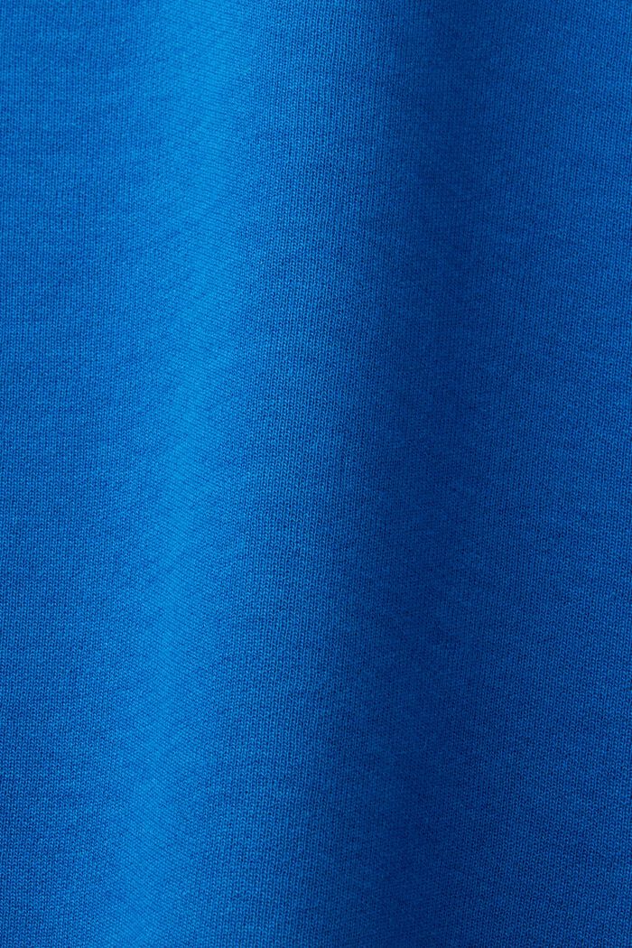 Bluza basic, mieszanka bawełniana, BRIGHT BLUE, detail image number 5
