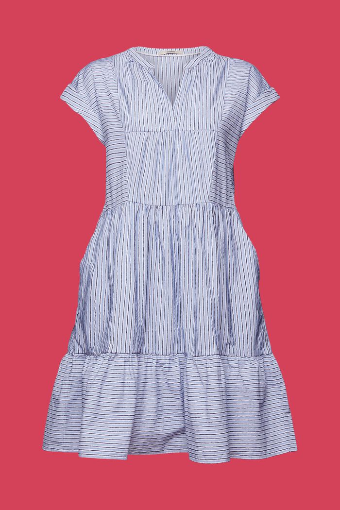 Sukienka w paski, 100% bawełna, BRIGHT BLUE, detail image number 6
