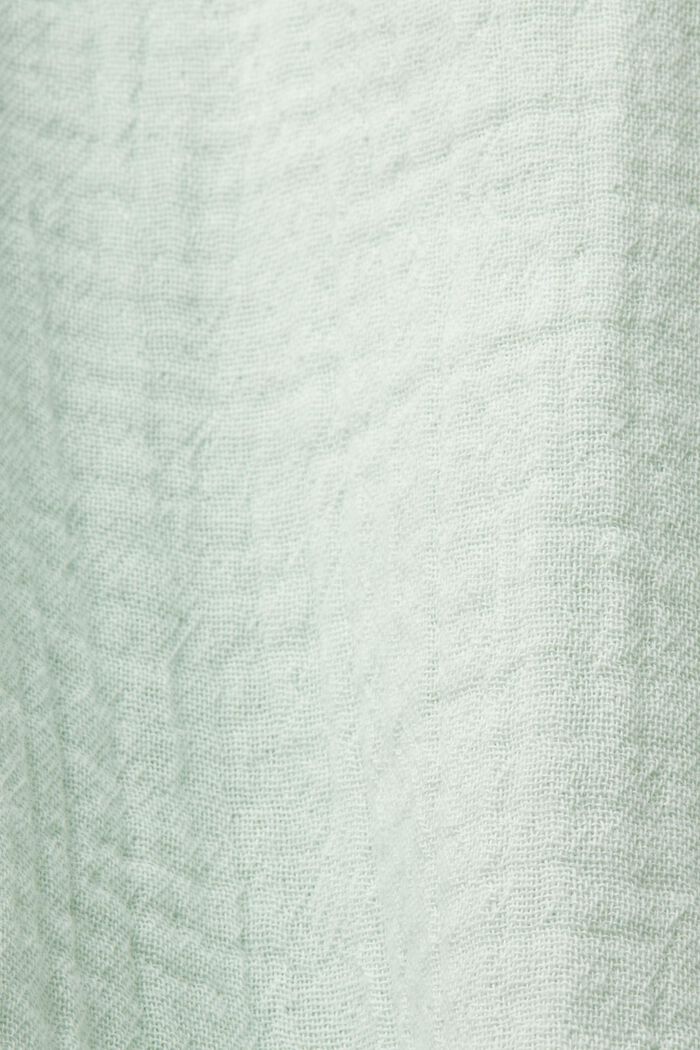 Plażowa sukienka w stylu tuniki, 100% bawełna, DUSTY GREEN, detail image number 4