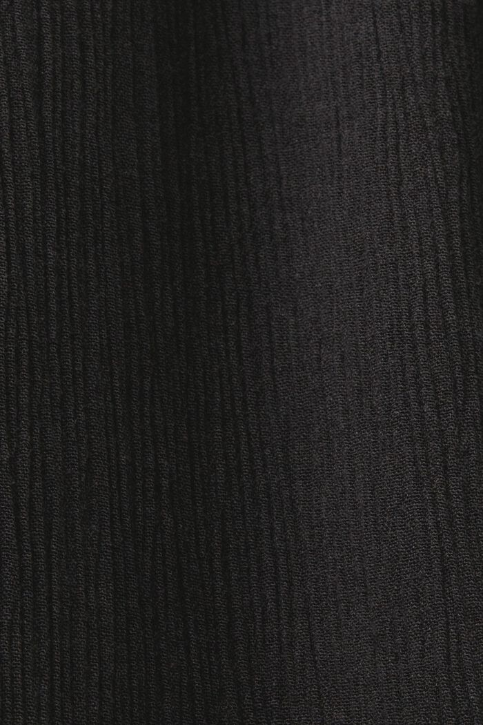 Marszczona sukienka maxi, BLACK, detail image number 6