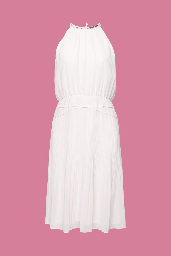 Sukienka z szyfonu z recyklingu, PASTEL PINK, detail image number 7