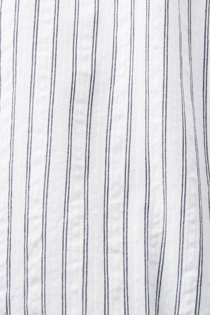 Bluzka w stylu oversize w paski, WHITE, detail image number 4