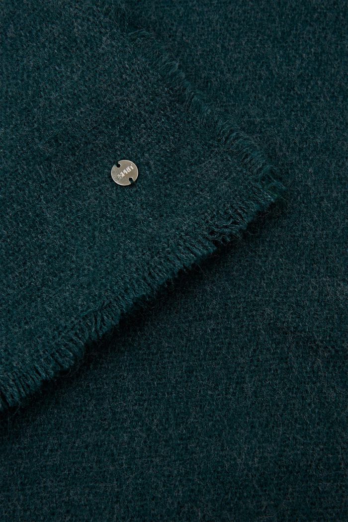 Przytulny szal, EMERALD GREEN, detail image number 1