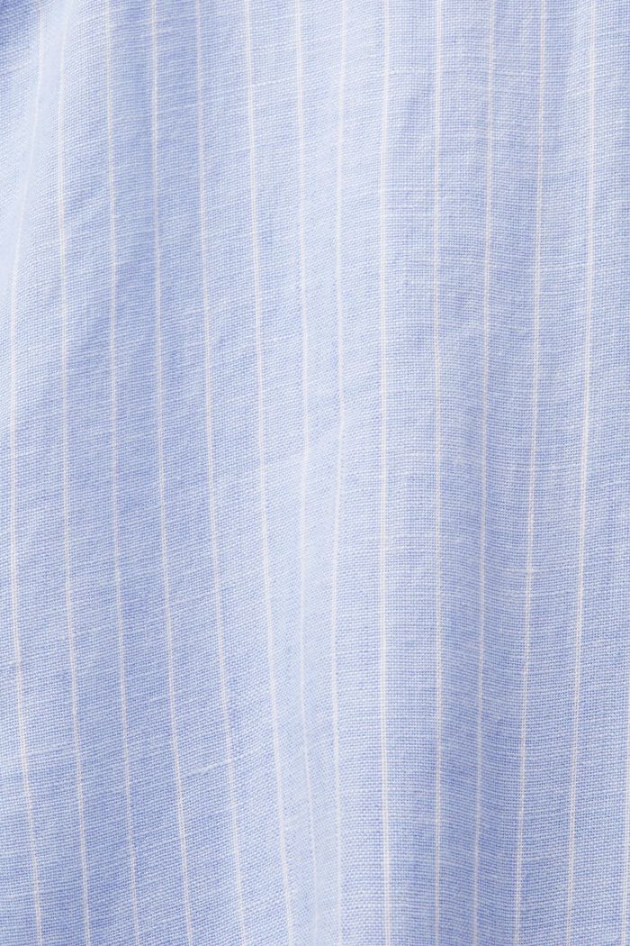 Pasiasta koszula, 100% len, LIGHT BLUE LAVENDER, detail image number 5