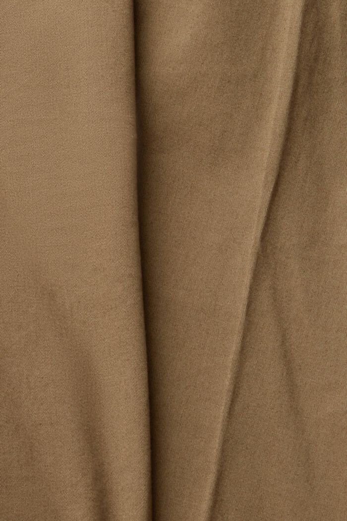 Elastyczne spodnie chino z bawełny, BEIGE, detail image number 1