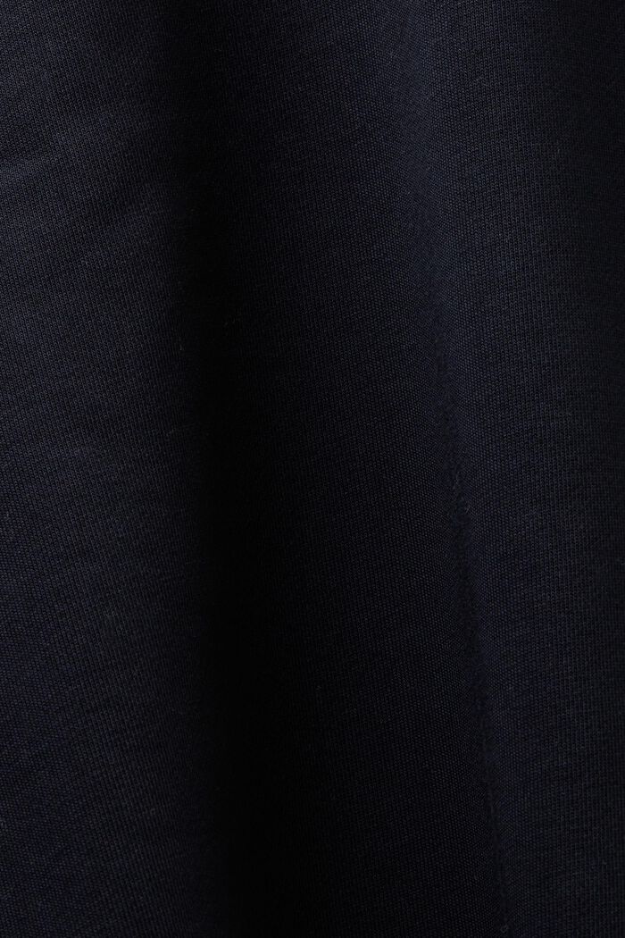 Bluza z kapturem z polaru z logo, unisex, BLACK, detail image number 6