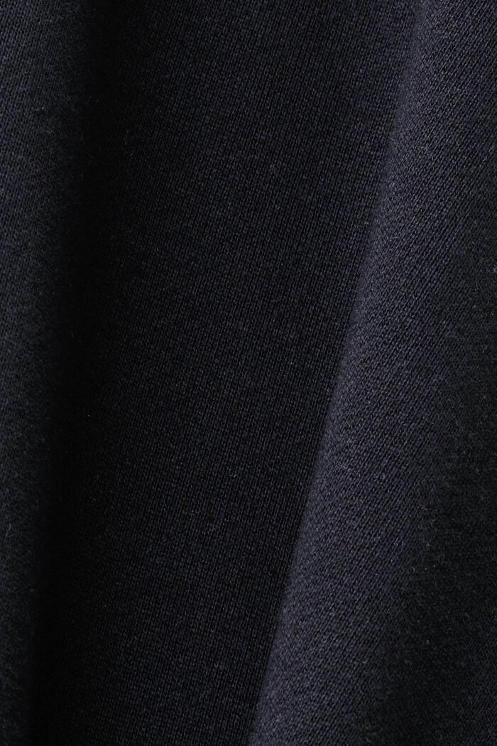 Bluza z haftowanym logo, BLACK, detail image number 5
