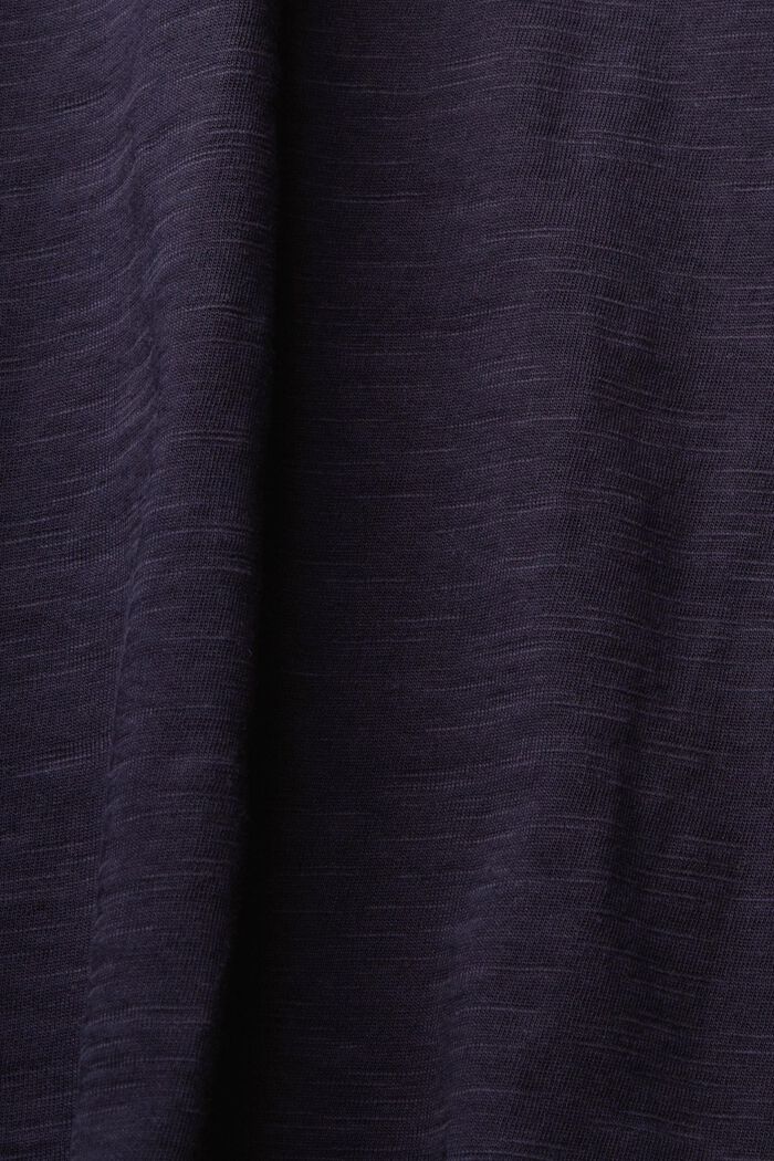 Bluzka z długim rękawem z bawełny, NAVY, detail image number 1