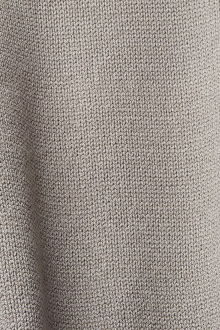 Dzianinowy sweter z półgolfem, MEDIUM GREY, detail image number 1