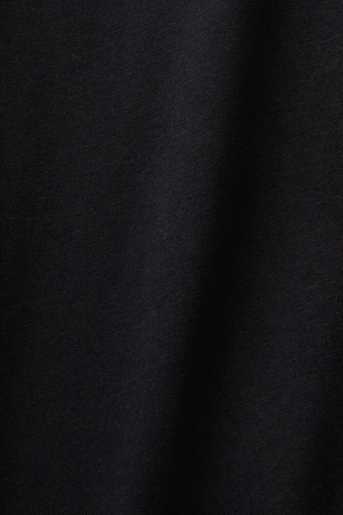 Sukienka midi z różnych materiałów, BLACK, detail image number 4