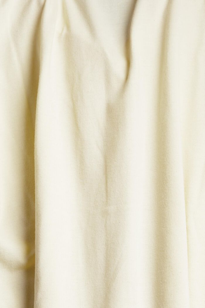 Piżama z dżerseju, z bawełną, PASTEL YELLOW, detail image number 4