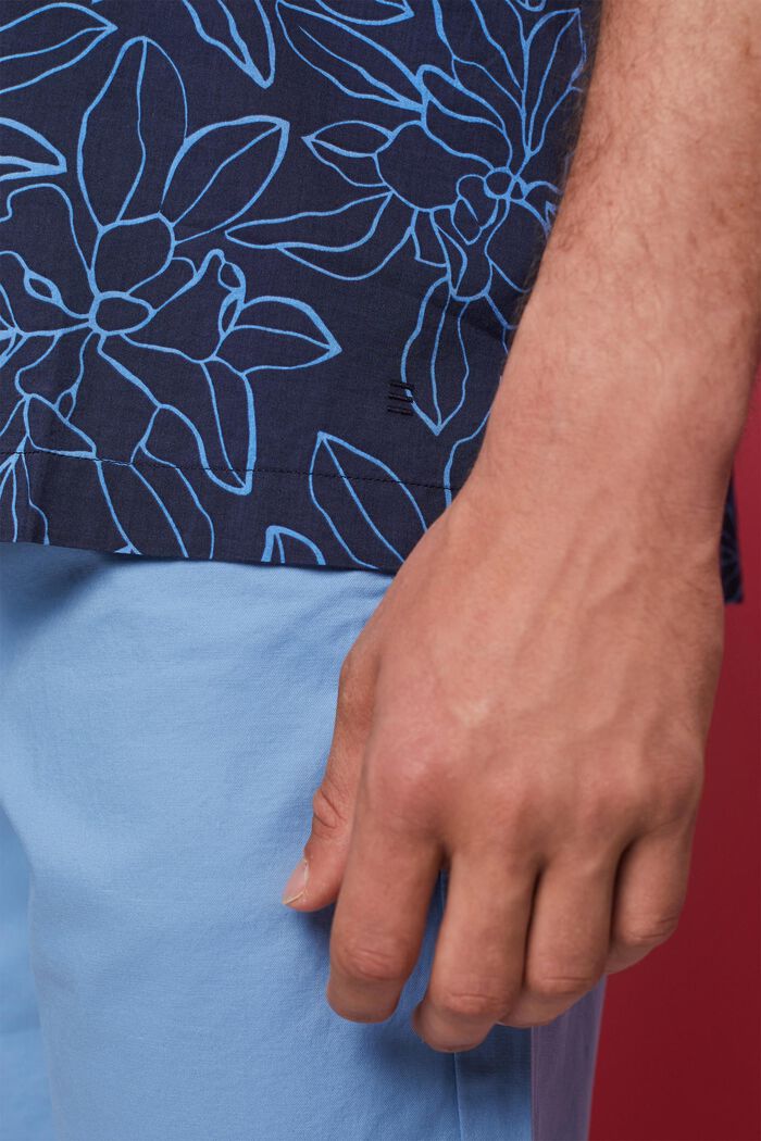 Wzorzysta koszula z krótkim rękawem, NAVY, detail image number 2