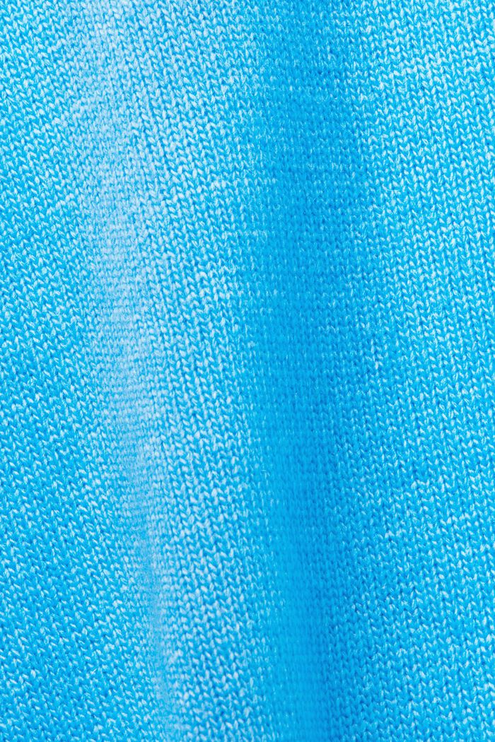 Sweter z okrągłym dekoltem, BLUE, detail image number 4
