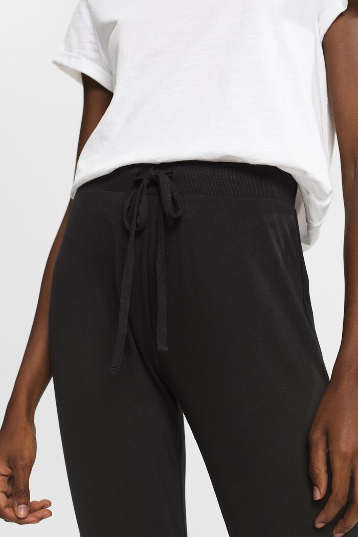 Spodnie od piżamy z LENZING™ ECOVERO™, BLACK, detail image number 2