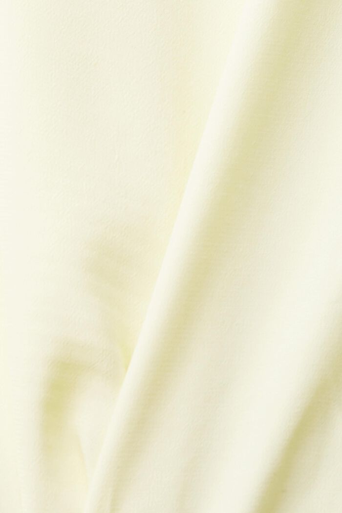 Bluzka z trapezowym dekoltem, LIME YELLOW, detail image number 4