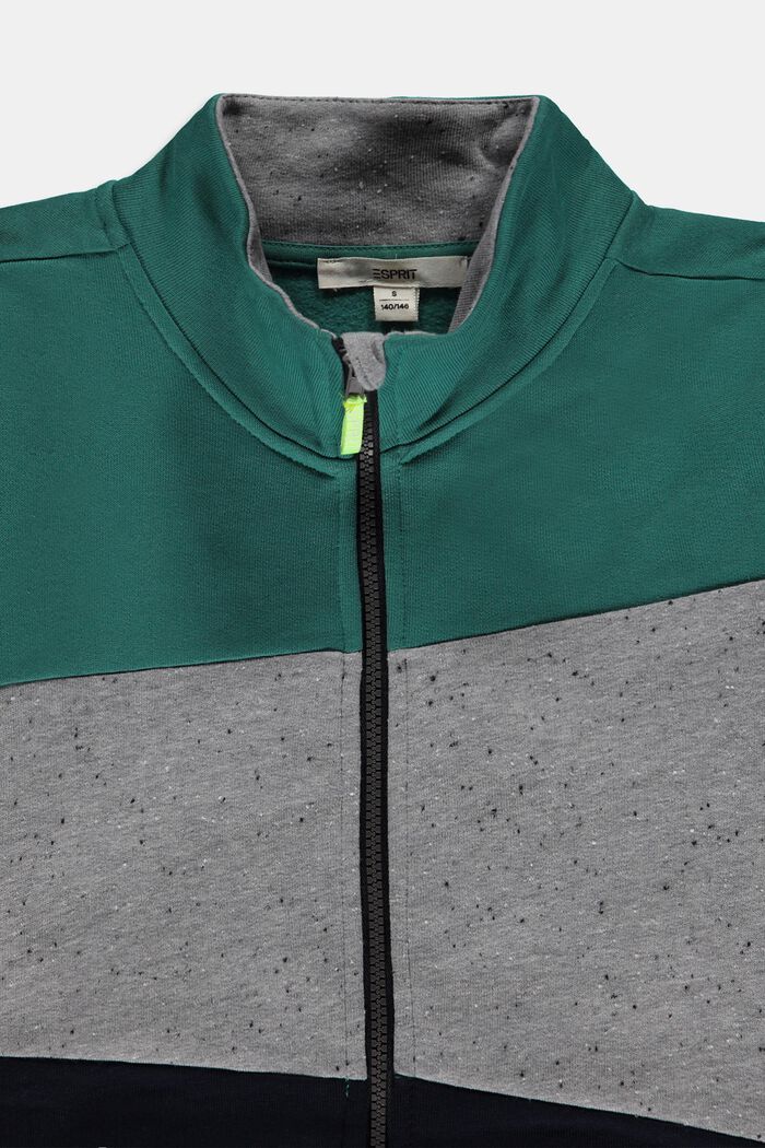 Bluza w stylu kardiganowym, TEAL GREEN, detail image number 2