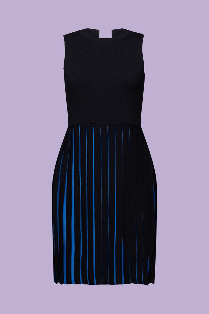 Dzianinowa sukienka mini, BLACK, detail image number 6