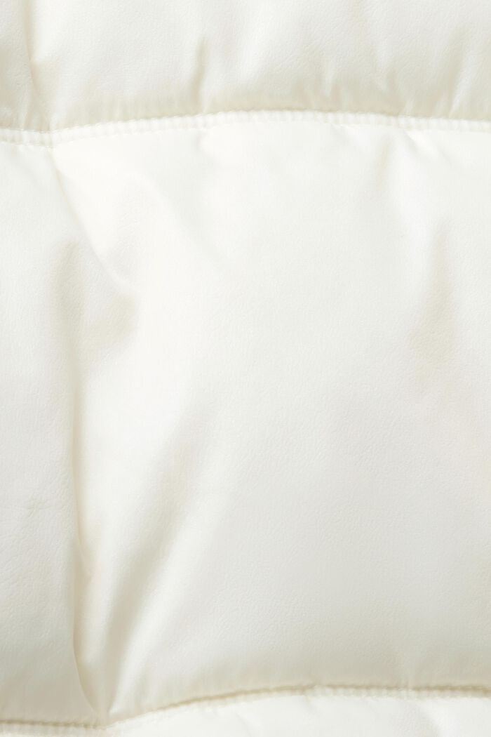 Pikowana kurtka z odpinanym kapturem, OFF WHITE, detail image number 1