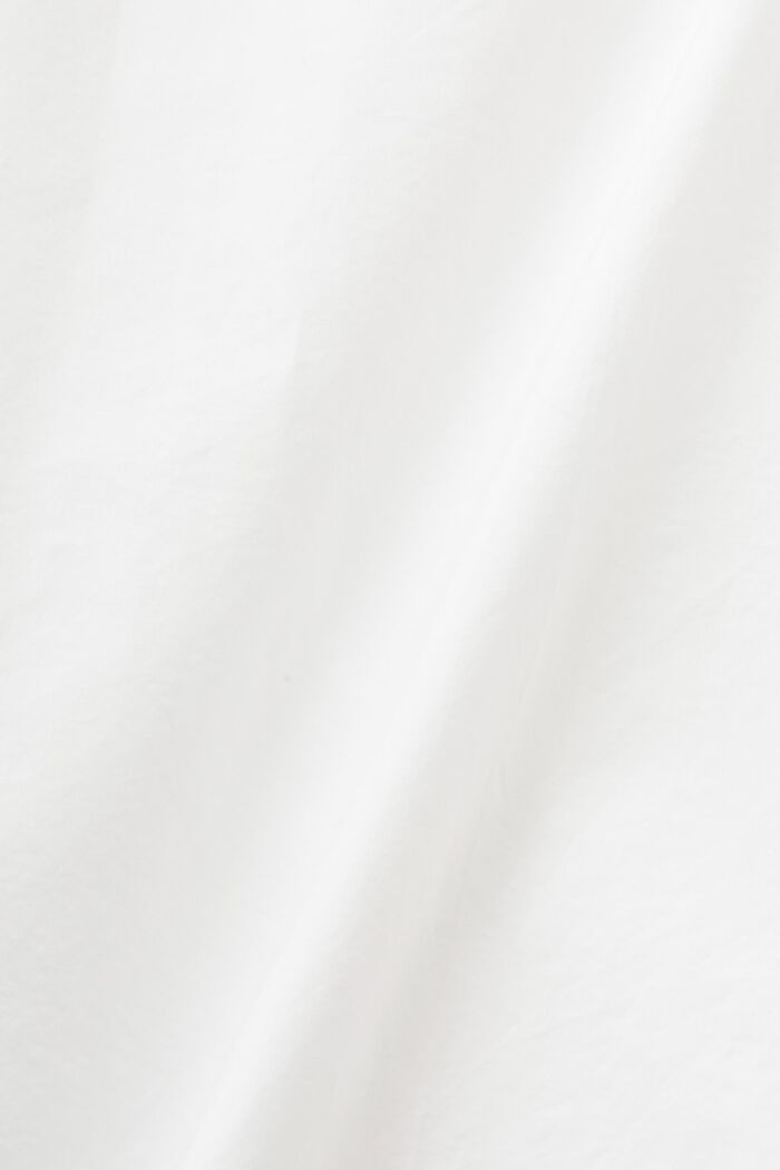 Haftowana sukienka mini z rozkloszowanymi rękawami, OFF WHITE, detail image number 4