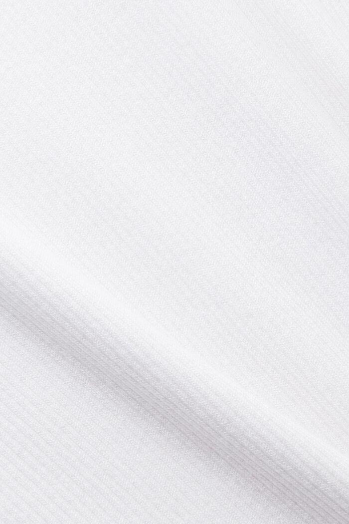 Koszulka w prążki, WHITE, detail image number 5