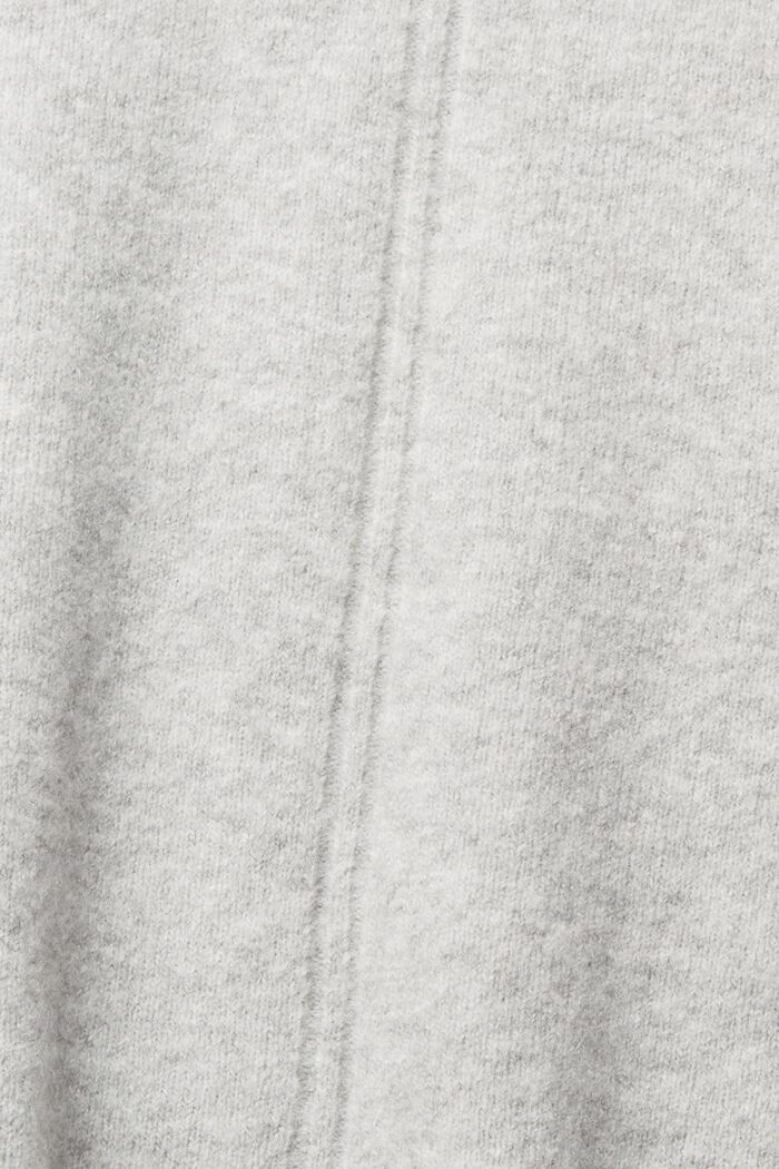Z wełną: przytulny sweter ze stójką, LIGHT GREY, detail image number 1