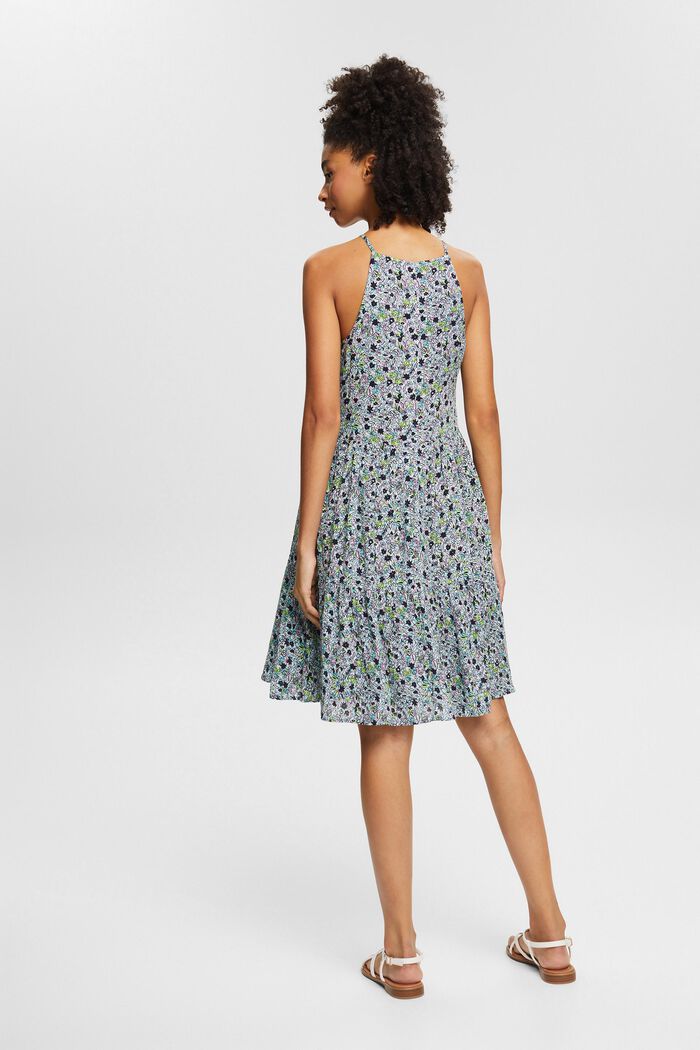 Sukienka z kwiatowym wzorem, LENZING™ ECOVERO™, AQUA GREEN, detail image number 2