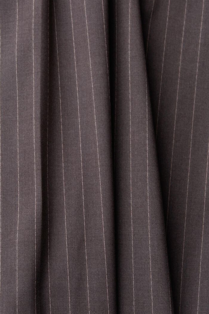 Skrócone spodnie w cienkie prążki, MEDIUM GREY, detail image number 1