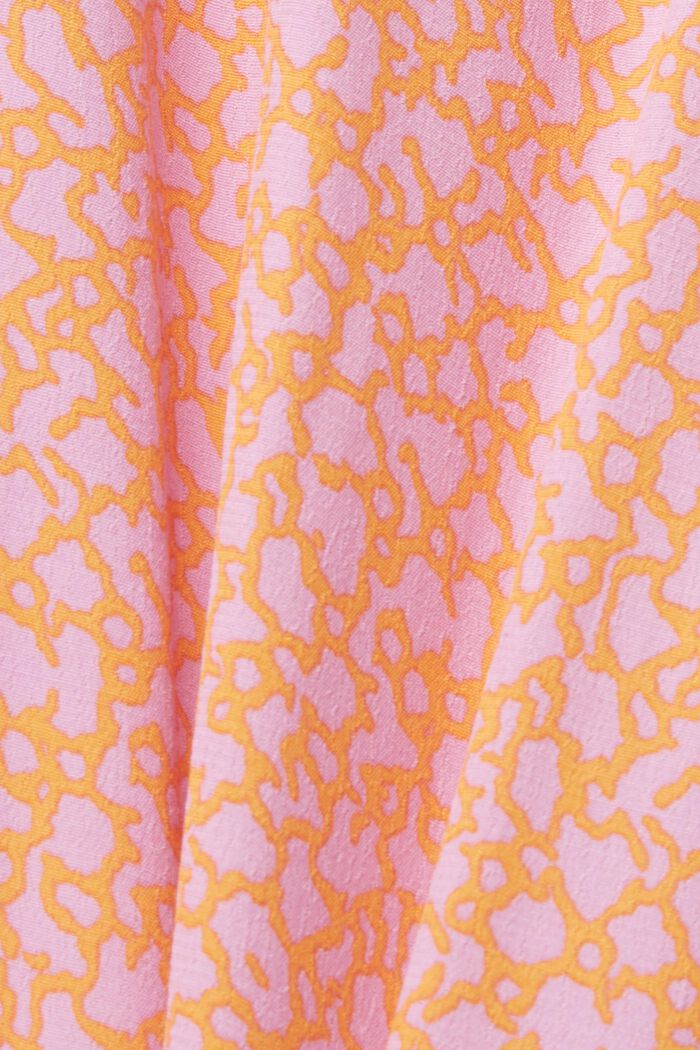 Spódnica midi z kwiatowym wzorem na całej powierzchni, LILAC, detail image number 4