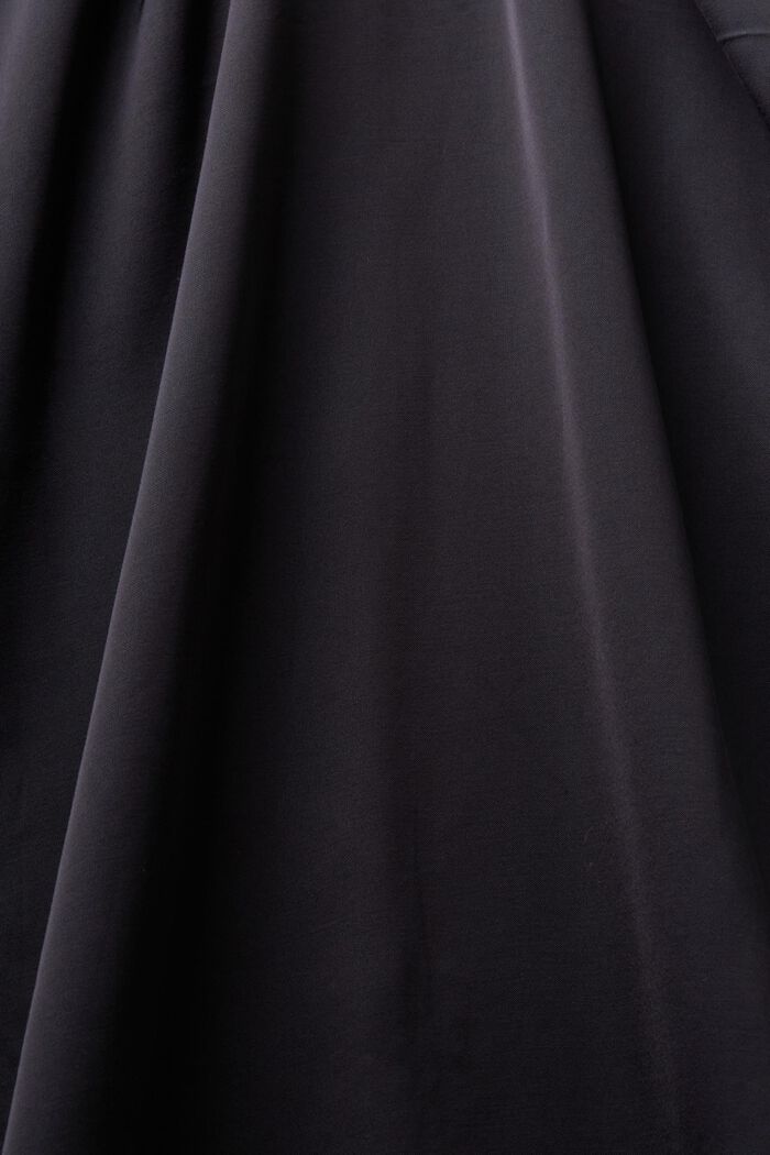 Satynowa sukienka bez rękawów, BLACK, detail image number 4