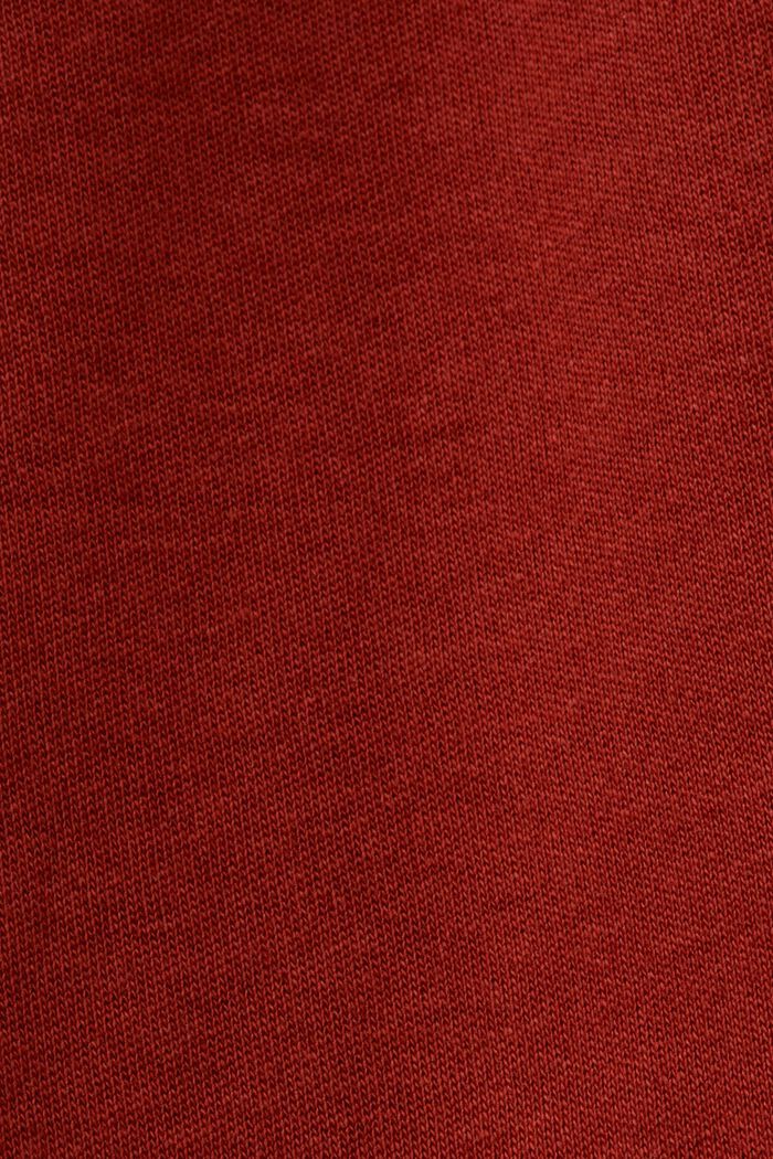 Spódnica z dżerseju z paskiem, TERRACOTTA, detail image number 5