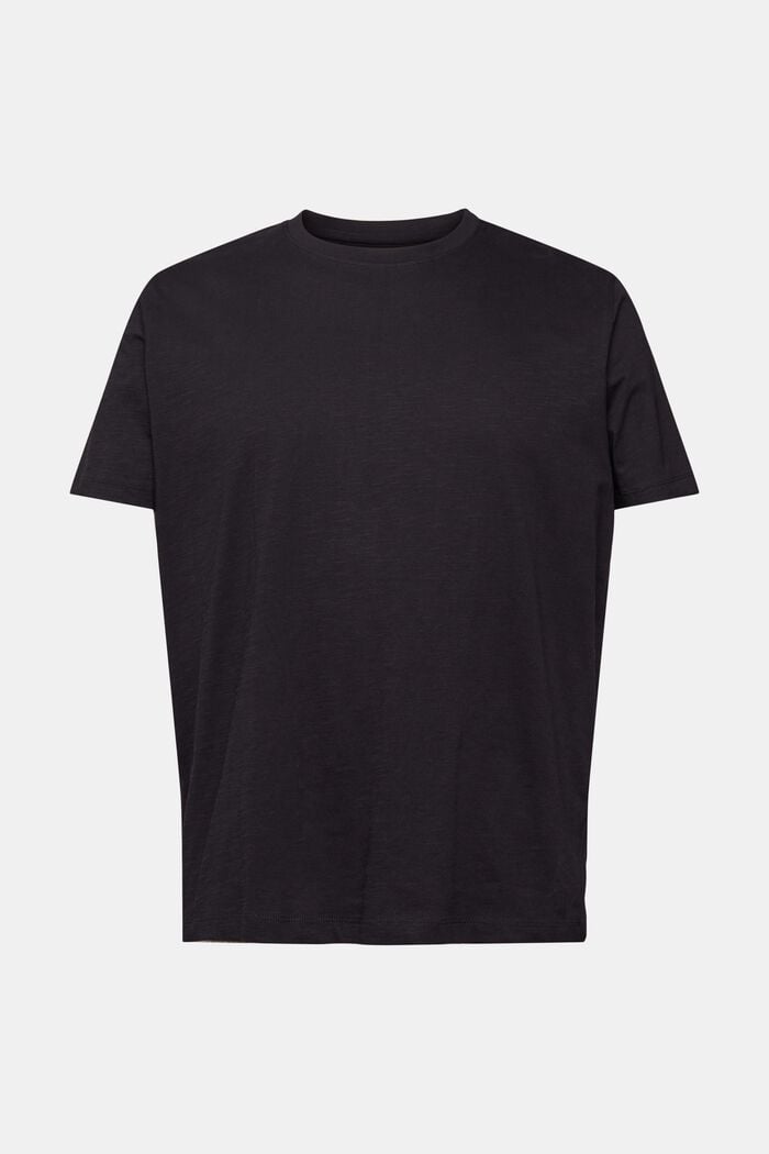 T-shirt z dżerseju, 100% bawełny, BLACK, overview