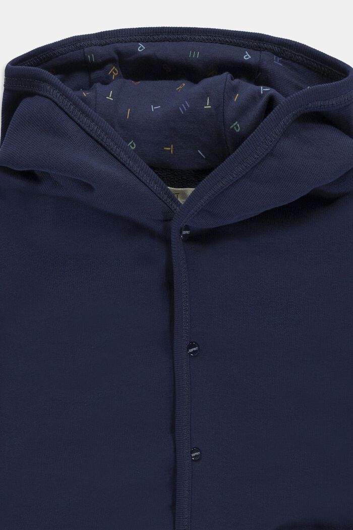 Bluza dresowa, 100% bawełny ekologicznej, DARK BLUE, detail image number 2